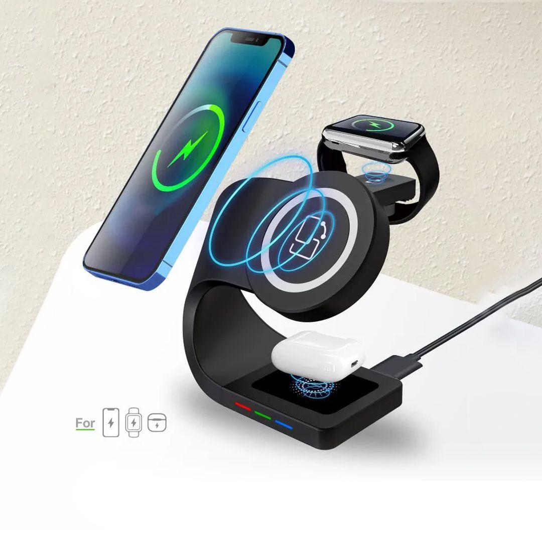 3-in-1 15W Multi-functional Wireless Charging Pad