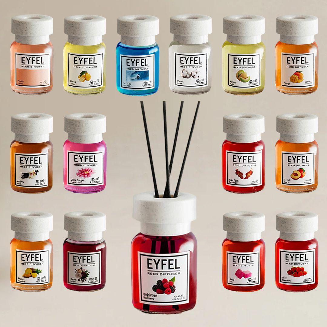 Eyfel 4 oz (125 g) Reed Diffuser with Multiple Scents 