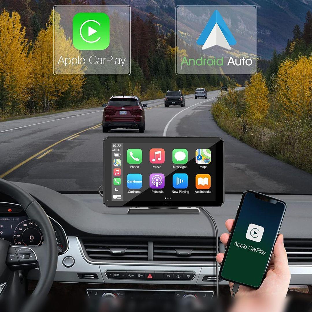 Apple Carplay and Android Auto Car Stereo, Multimedia Player