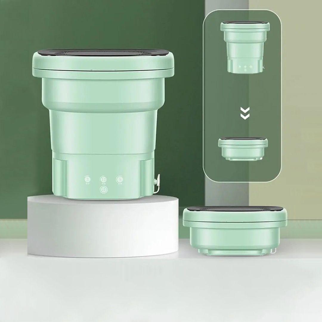 Mini and Portable Folding Washing machine with 3 Adjustable Modes 