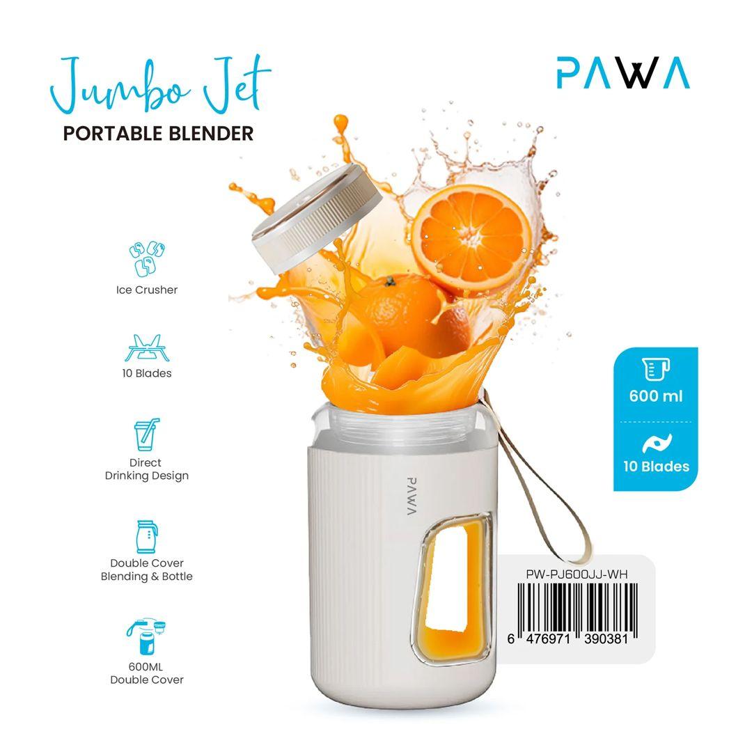 PAWA Portable Blender with Dual Lid 600ml 80W