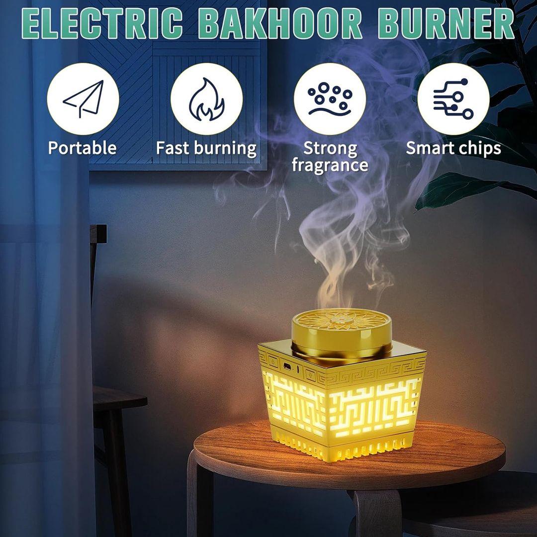 Illuminated Quran Incense Burner and Smart Azan Clock