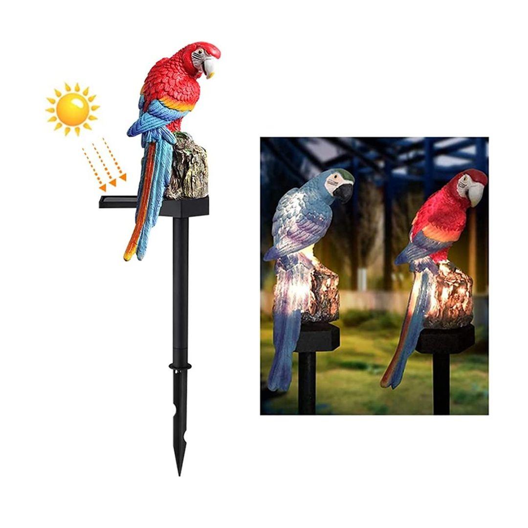 Parrot Solar Light Outdoor Waterproof Garden Lawn Plug Landscape Light