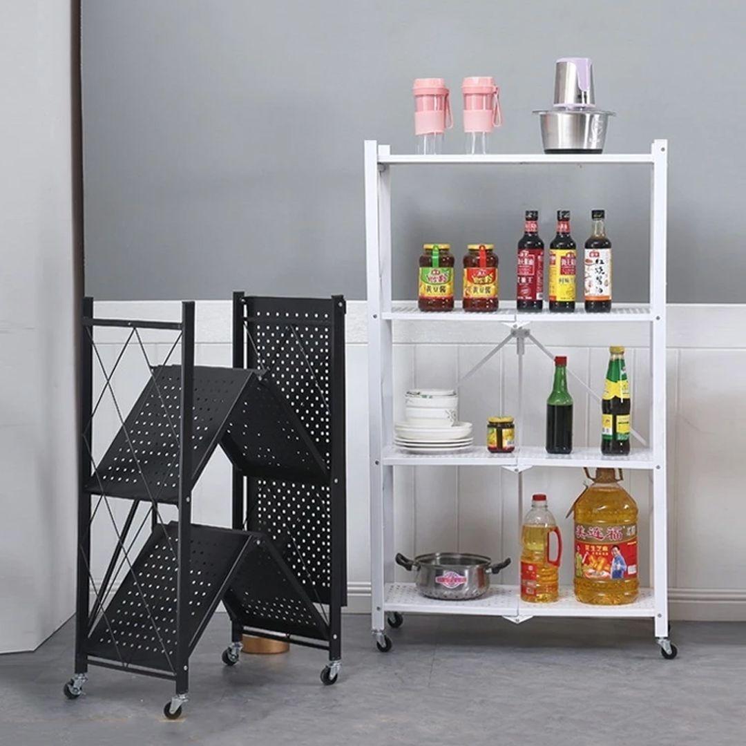 Carbon steel folding removable Multi-tier (3 Layers & 4 Layers & 5 Layers) storage rack shelf