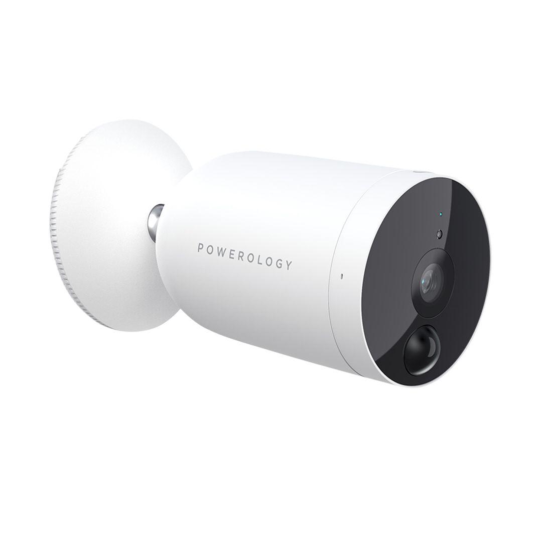 Powerology WiFi Smart Outdoor Wireless Camera Built-In Rechargeable Battery