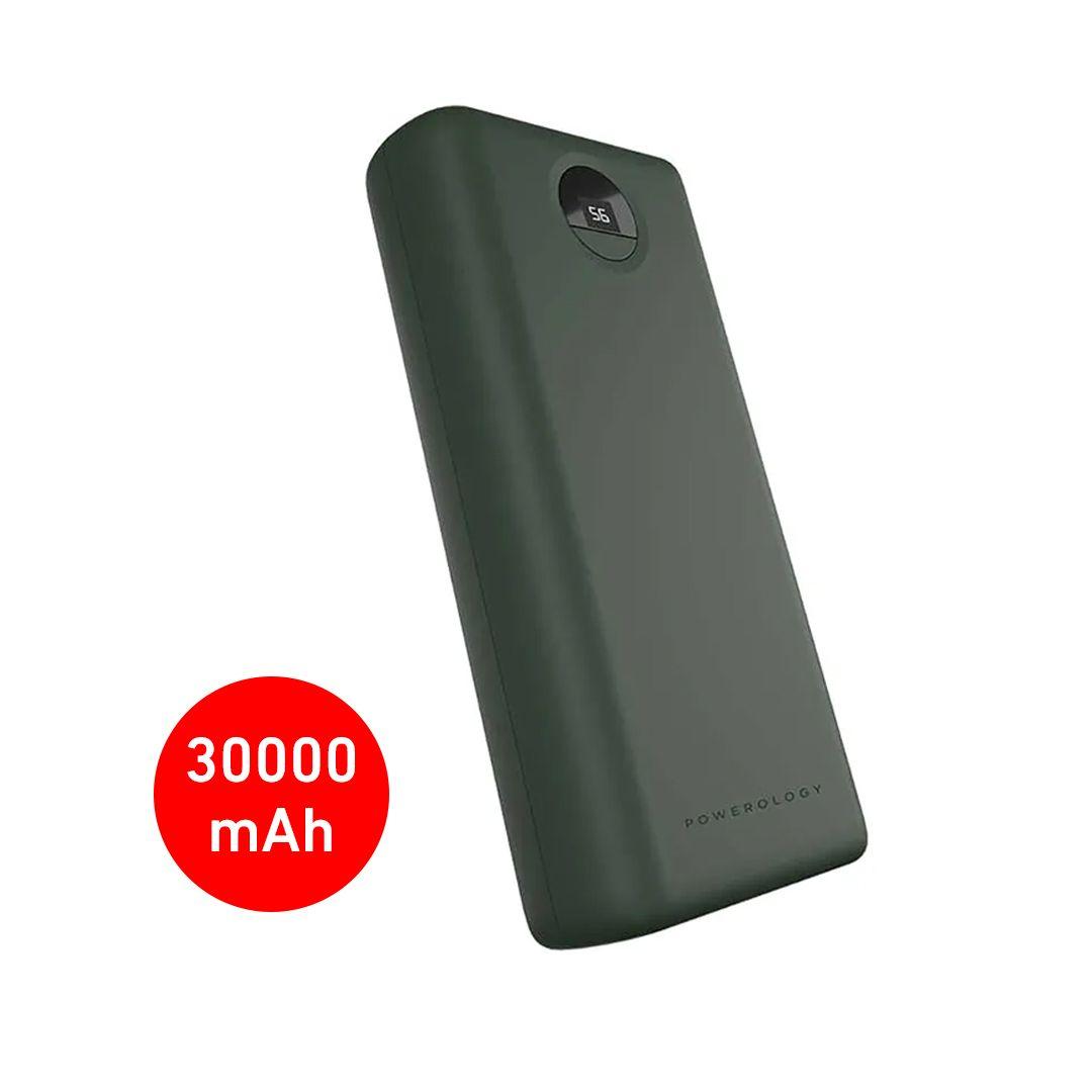 Powerology 30000mAh High Capacity Power Bank 45W PD & QC3.0 
