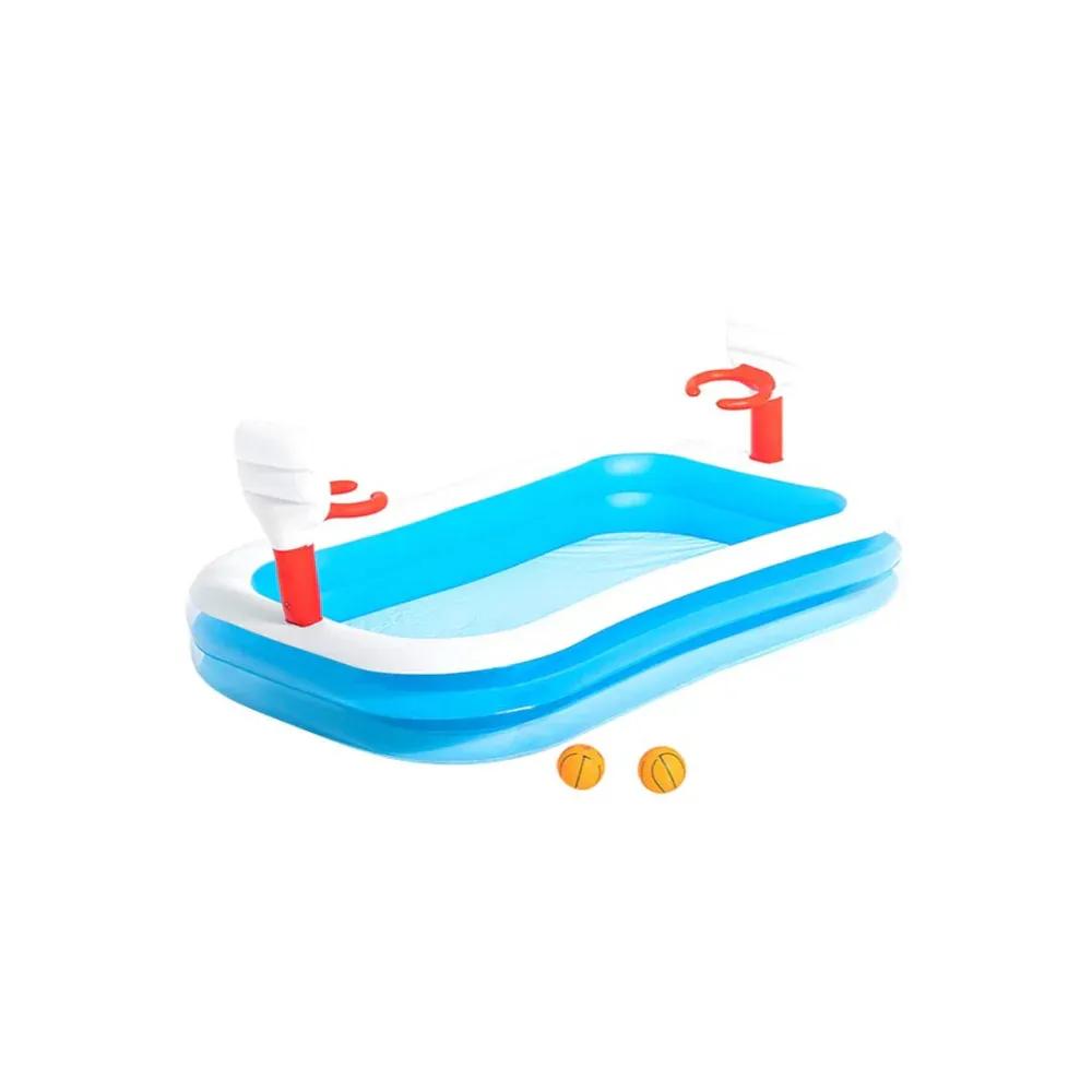 BESTWAY 2.51M X 1.68M X 1.02M BASKETBALL PLAY POOL (Contents:1 pool,2 balls,repair patch) Age 3+