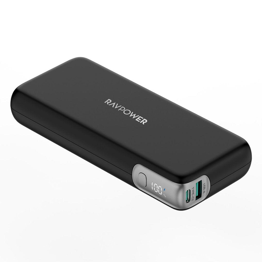 RAVPower RP-PB201 Pro 20000mAh PD65W Power Bank with 2 Type-C Ports and USB Port
