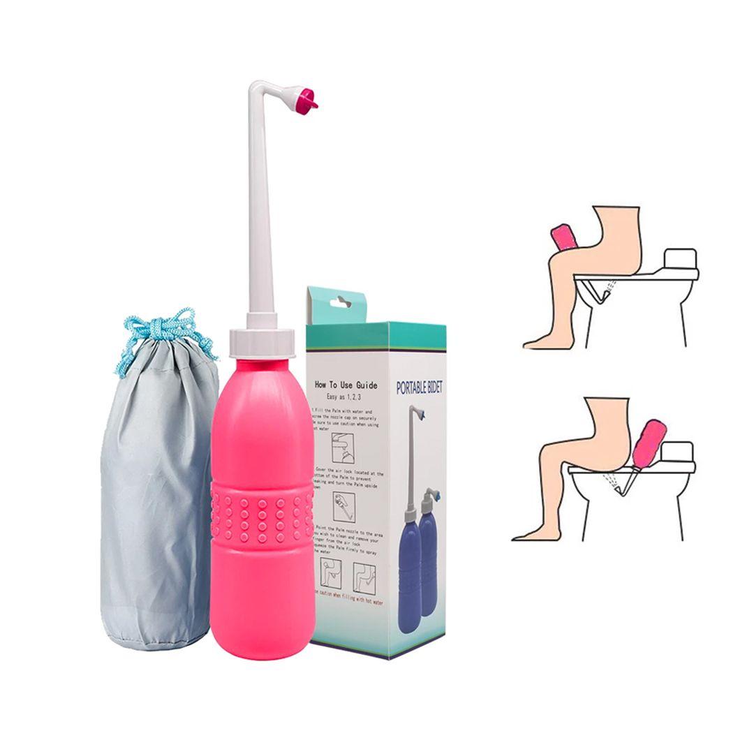 650ml Portable Travel Hand Held Bidet Sprayer Personal Cleaner