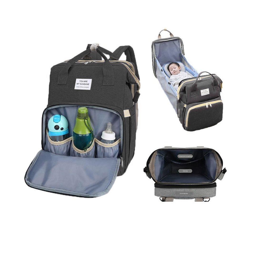 3 In 1 Foldable Baby Bed Mummy Bag Multi-function Waterproof Large-capacity Maternity Bag