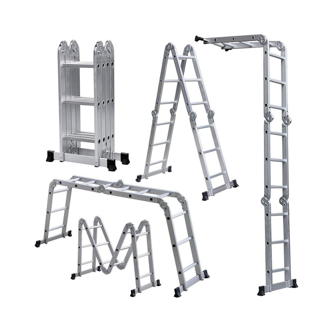 Multi-Purpose Multiple Position 6 Meters Aluminum Folding Ladder