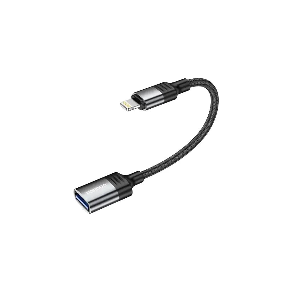 Porodo Lightning OTG Wire for Fast File Transfer