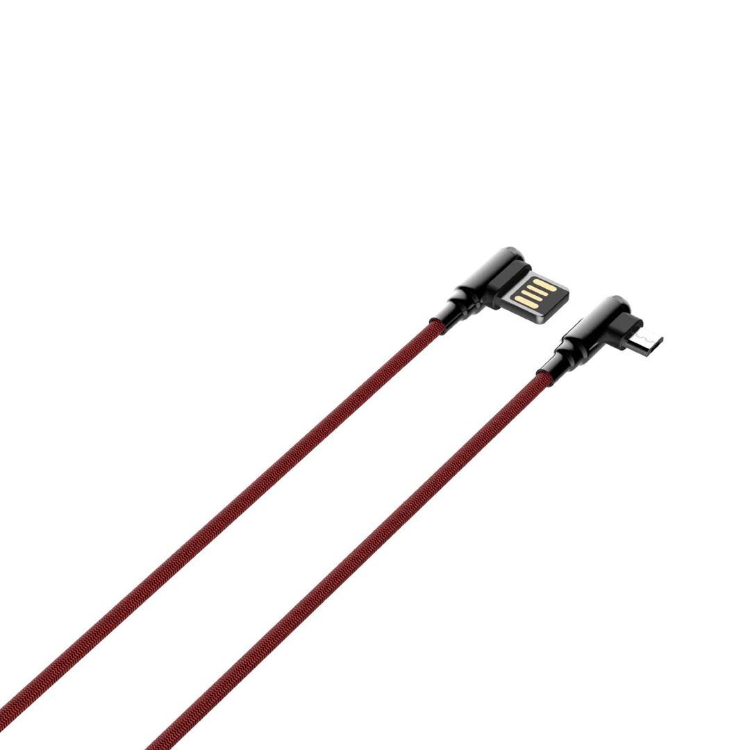 كابل بيانات LDNIO LS421 GAMING 90°ANGLE ELBOW بطول 1 متر 