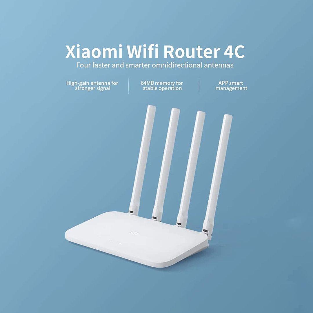 Xiaomi Mi Router 4C with Strong Signal, Wide Coverage, and Fast Transmission with up to 64MB Memory