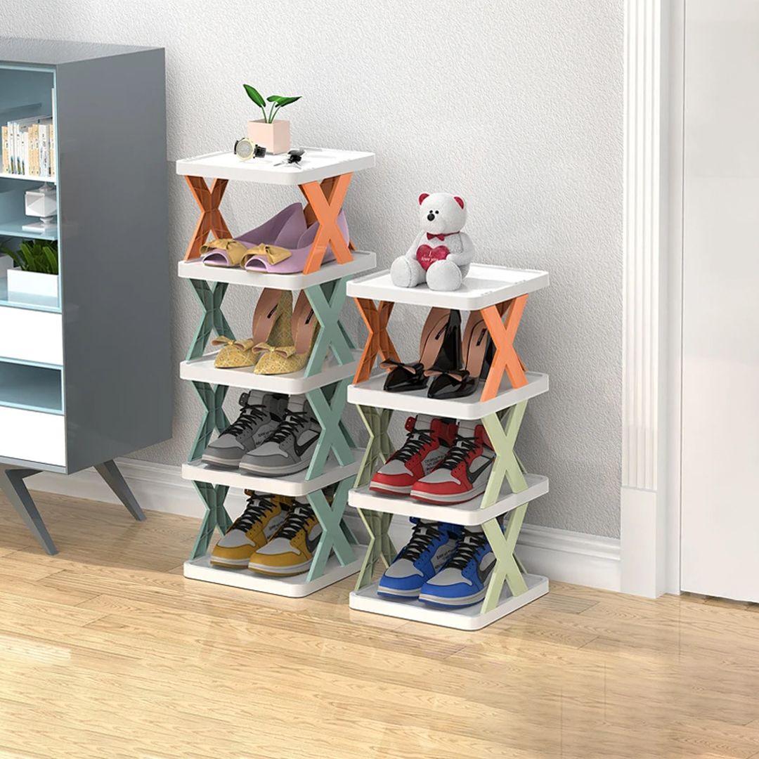 Space-Saving Multi-layer Shoe Rack with Large Storage Capacity, Dustproof, Ideal for Home