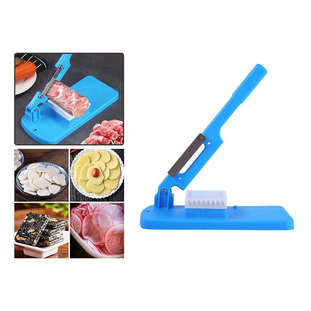 Multifunctional Table Slicer with a Non-Slip Handle for Vegetables, Fruits, and Meat with Stainless Blades, Efficient and Time-Saving Tool