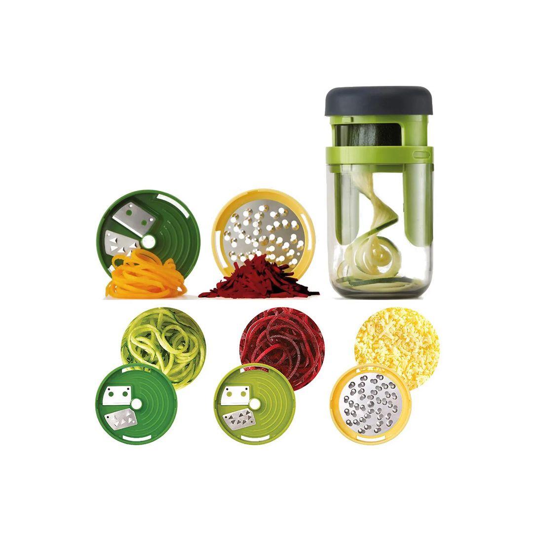 Versatile 3-in-1 Spiral Vegetable Slicer 