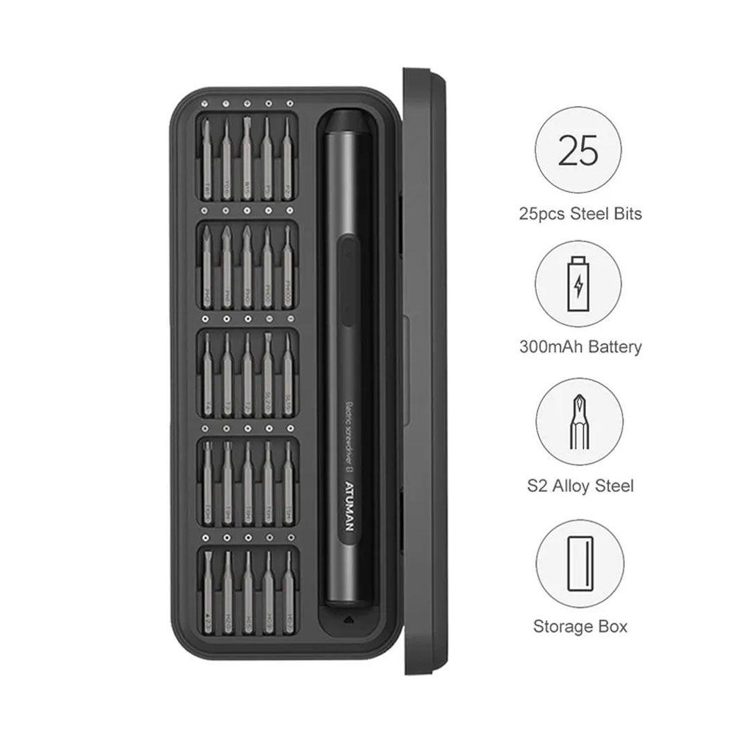 25 in 1 Electric Screwdriver Set with Comfortable handle
