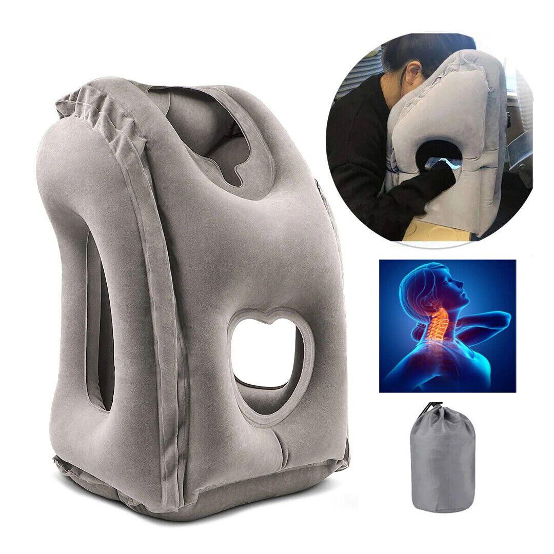 Inflatable Travel Pillow Neck and Head Support Pillow