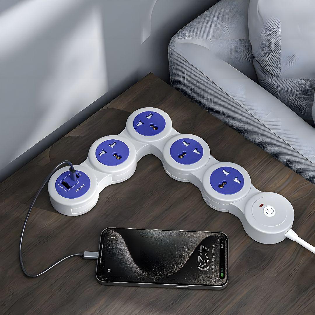 Porodo 3250W Multiport Power Socket with 4 Sockets