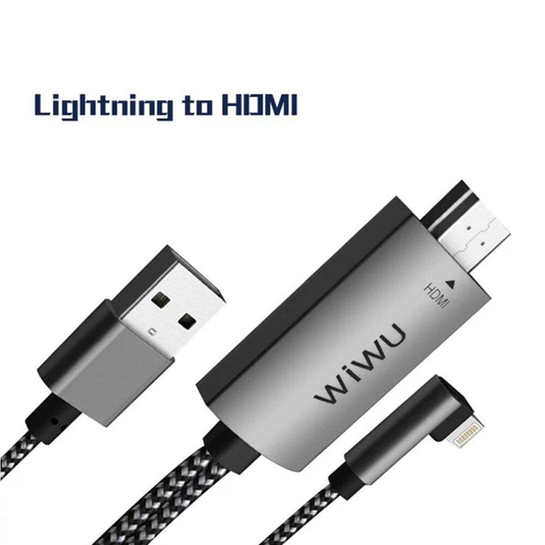 WIWU X7 Cable for iPhone from Lightning to HDMI 