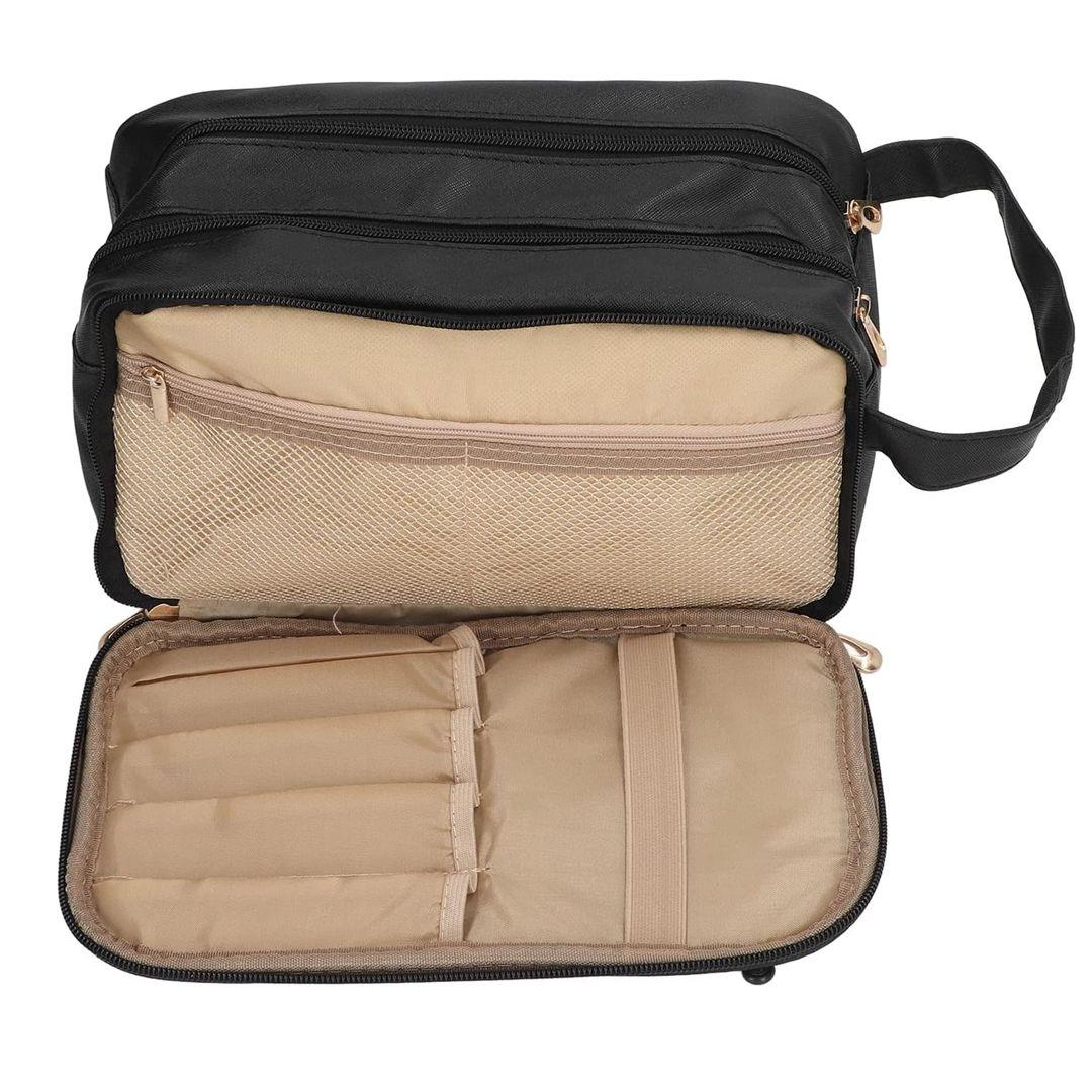 Large Capacity Cosmetic Bag Elegant Touch to Organize Your Travel Tools  