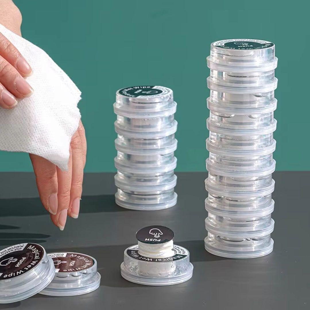 Magical Push Wet Wipes for Single Use Quick and Convenient Cleaning 