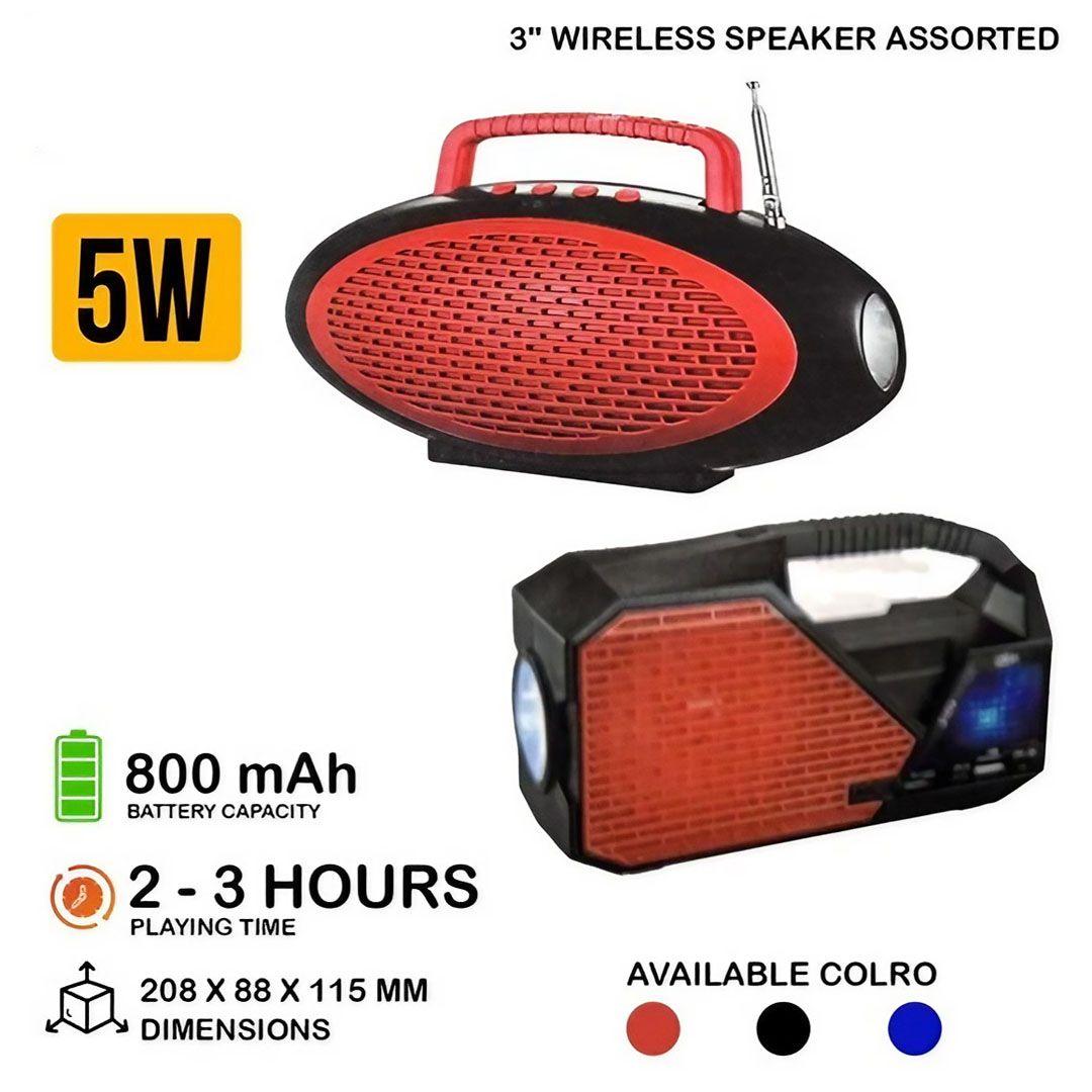 5W Portable Wireless Bluetooth Speaker