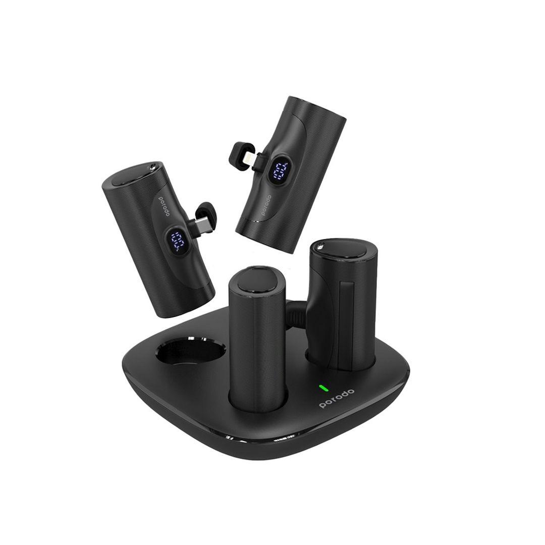 Porodo 4 in 1 Power Bank Station 5000mAh