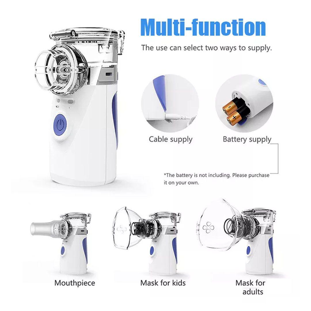 Portable Ultrasonic Mesh Nebulizer With 2 Inhalation Modes
