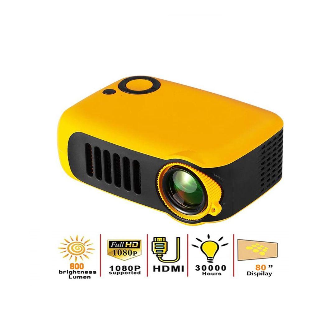 Mini Portable Projector 1080P 14-80 Inches Project Size