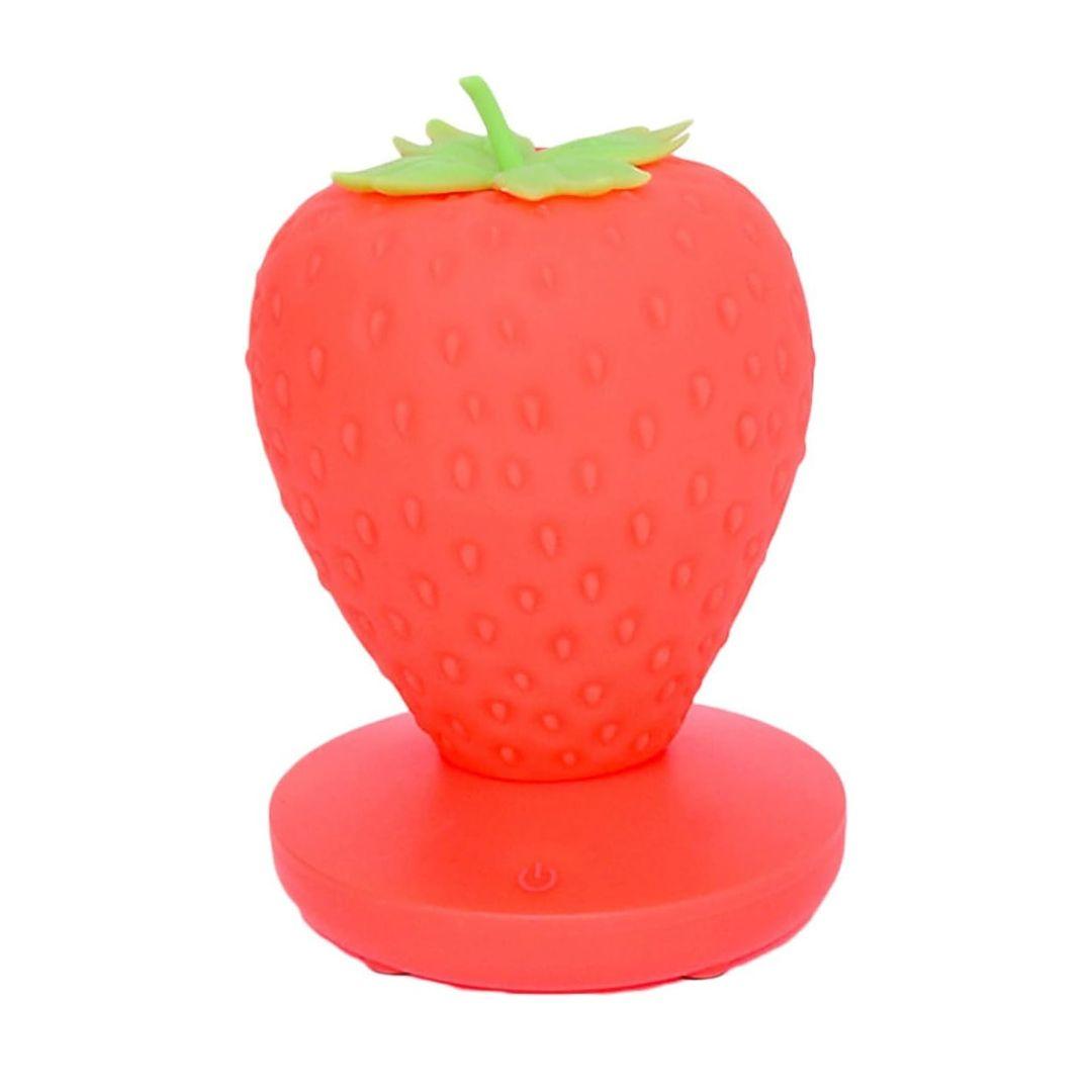 LED Touch Strawberry Night Light with 3 Lighting Modes