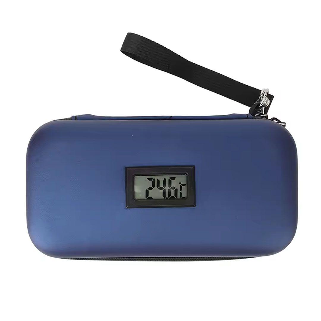 Portable Insulated Cooler Bag for Medicines with Ice Pack and Digital Temperature Display
