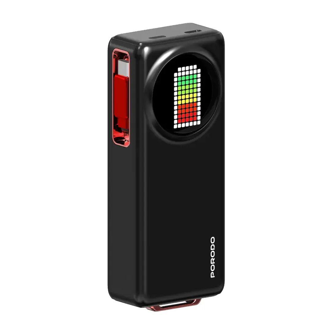 Porodo PD-PBFCH072-BK 10000mAh Power Bank with Display