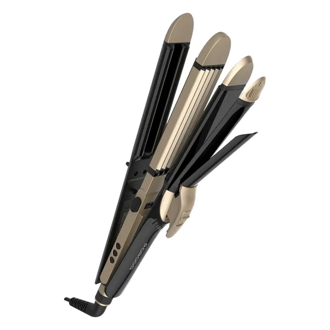 Porodo Lifestyle PD-LFST109-BK 4 Style Hair Iron