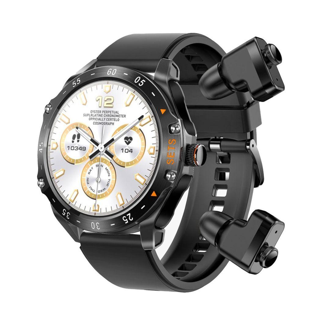 Porodo Hype Smartwatch with Earbuds – IPS Display