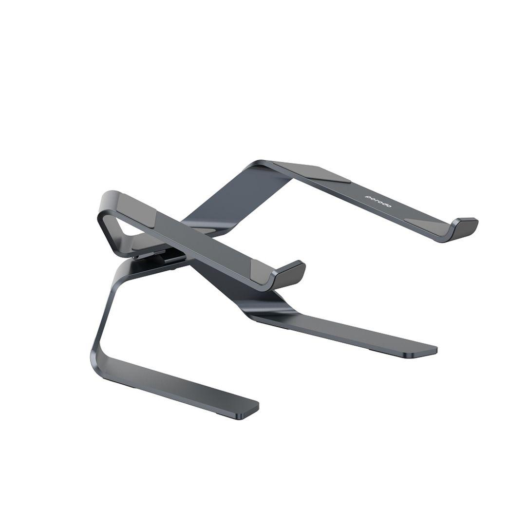 Porodo PD-A150RALS-GY Alum alloy 360% Rotatable and Adjustable Laptop Stand 
