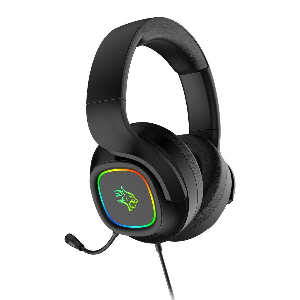 Porodo Gaming RGB Headphone with Detachable Microphone