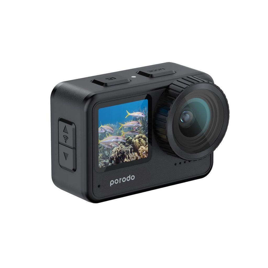Porodo PD-5KACAM-BK Waterproof Ultra HD Action Camera