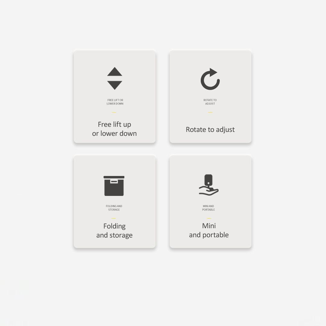 USMAS US-ZJ059 Retractable Desktop Phone/Tablet Stand