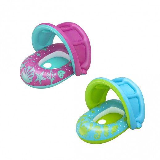 BESTWAY 34091 80cm x 85cm Splash Star Shaded Baby Boat (1 baby boat) Age 1-2