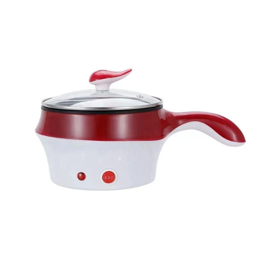 2-in-1 Portable Electric Cooker with Multi-Purpose Steamer
