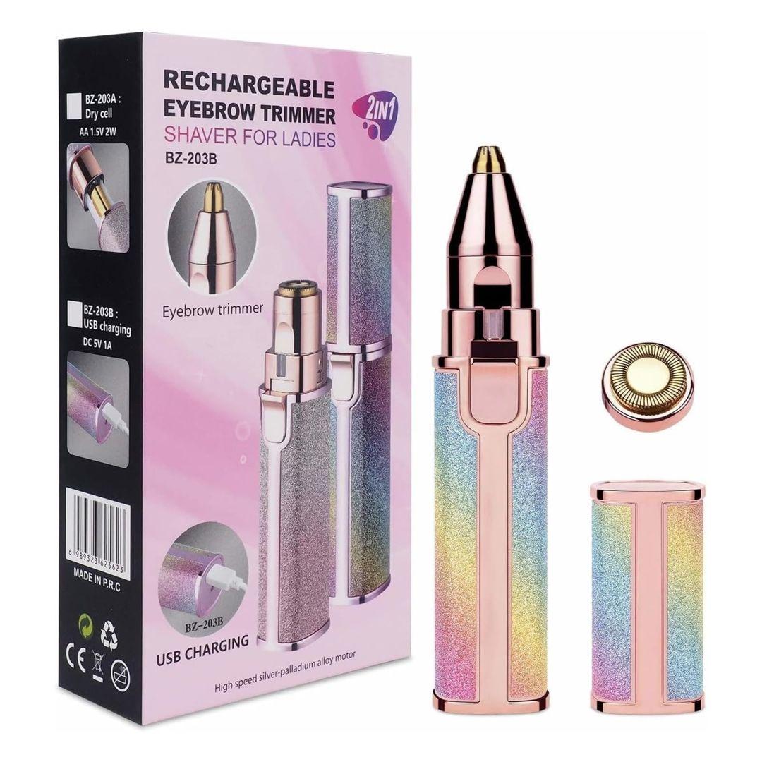 Blawless HX-203B 2 IN 1 Battery Operated Eyebrow Trimmer Shaver