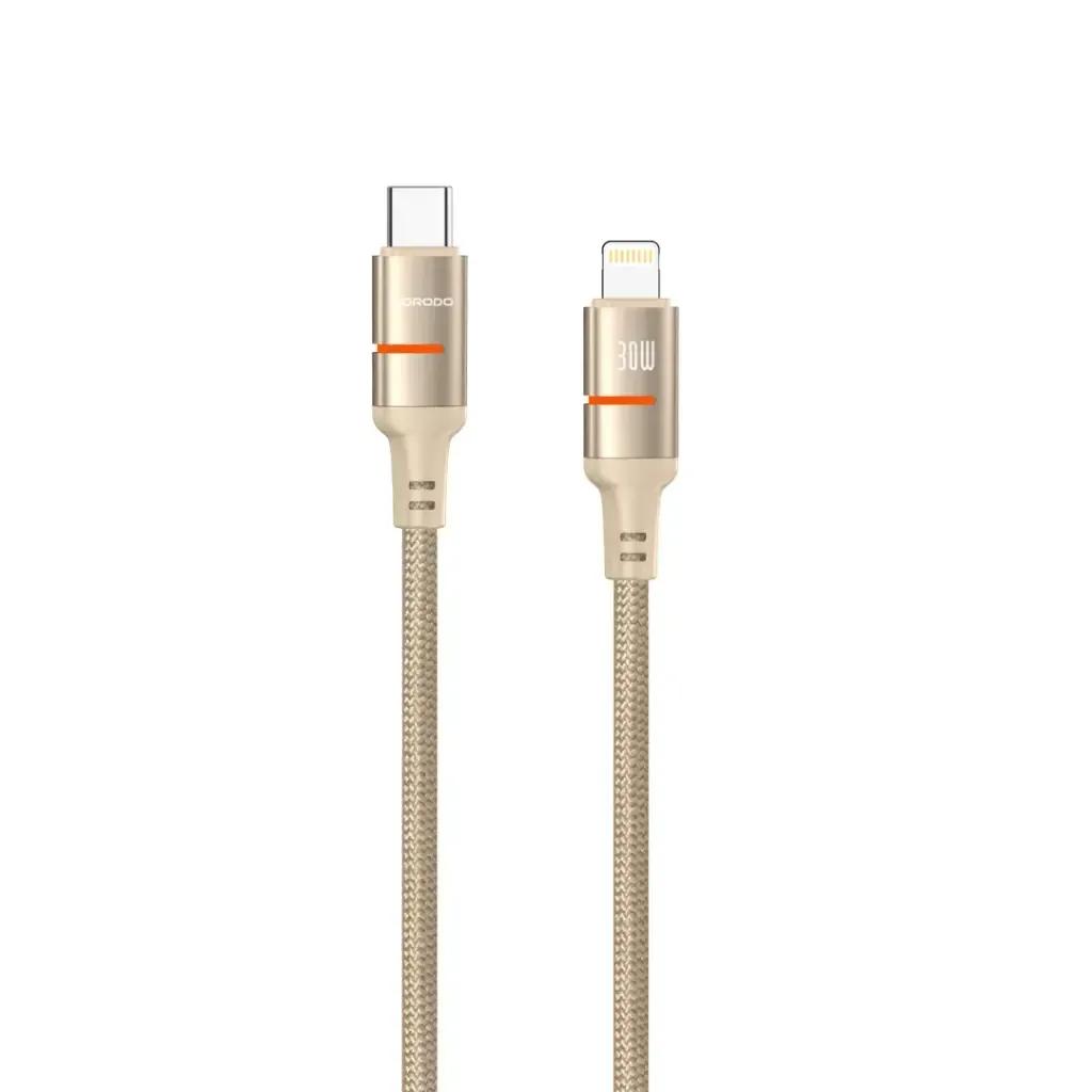 Porodo PD-CBL0028 USB-C to Lightning Cable with LED Light