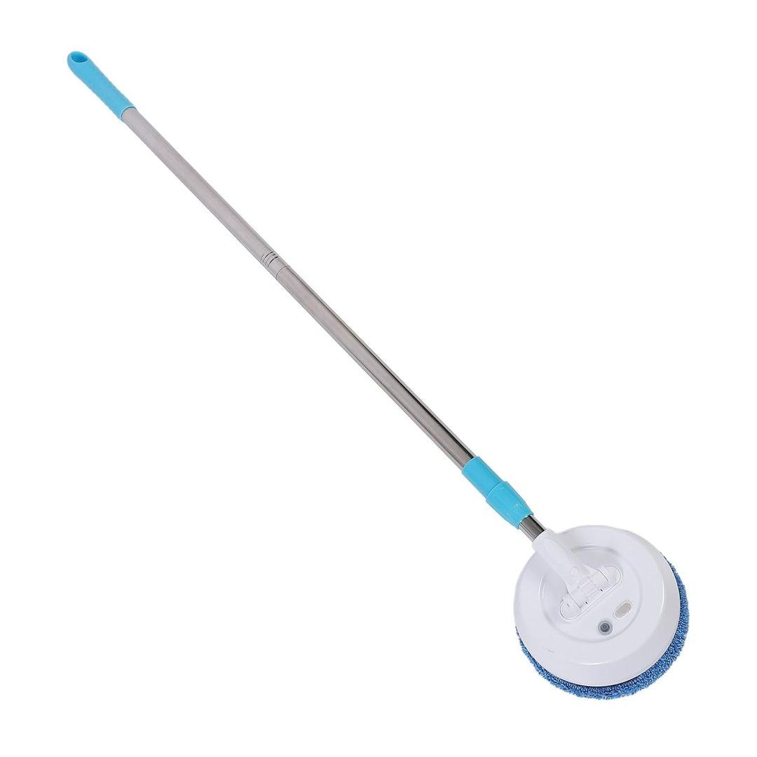 Cordless electric mop, rechargeable, reaches heights up to 3 meters