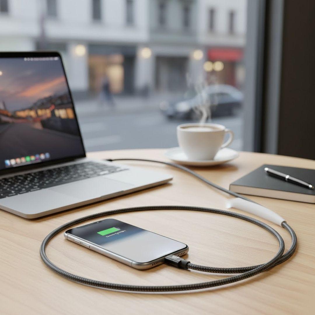 SIA SIBRDCC60DIG Braided Type-C to Type-C