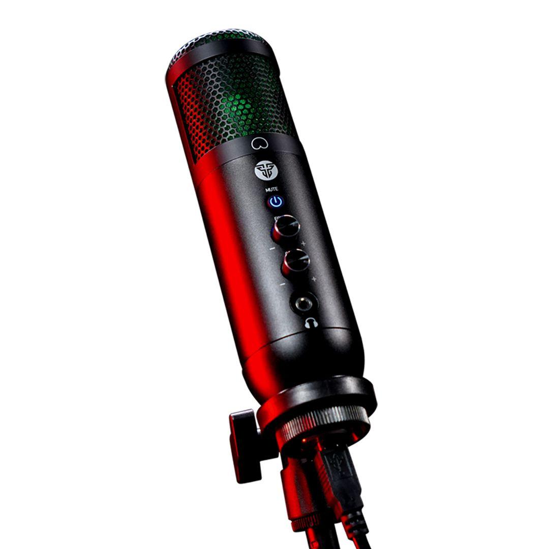 ميكروفون LEVIOSA MCX01 MIC CONDENSER مع اضاءة RGB مميزة