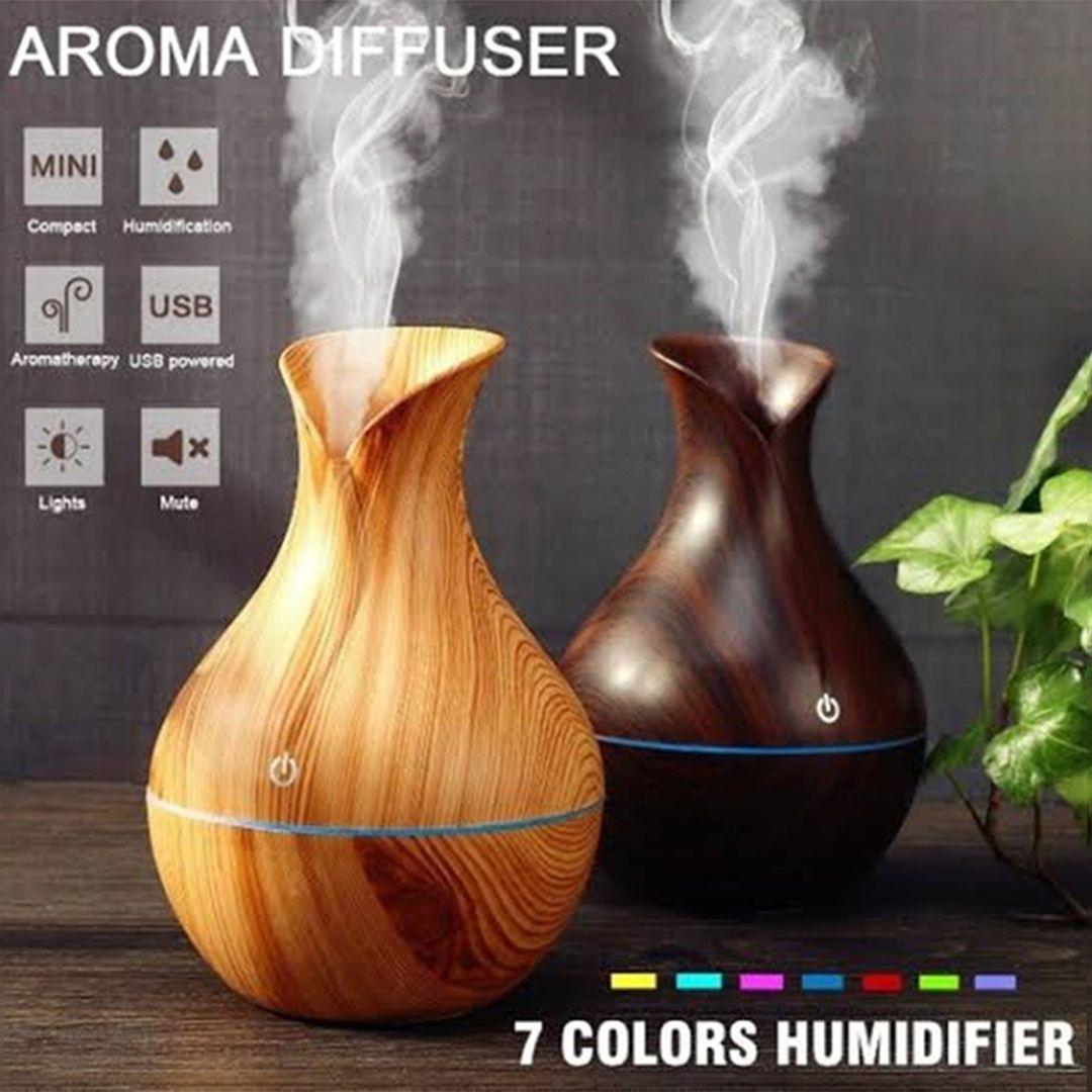 Mini Ultrasonic Aromatherapy Diffuser for Home Office with Air Purifying Cool Mist Humidifier