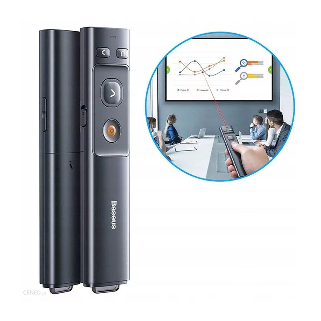  Baseus Orange Dot Wireless Presenter (Red Laser) 