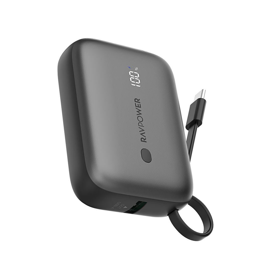 RavPower RP-PB1224 10000mAh Power Bank with 2Type-C Ports and  USB Port  